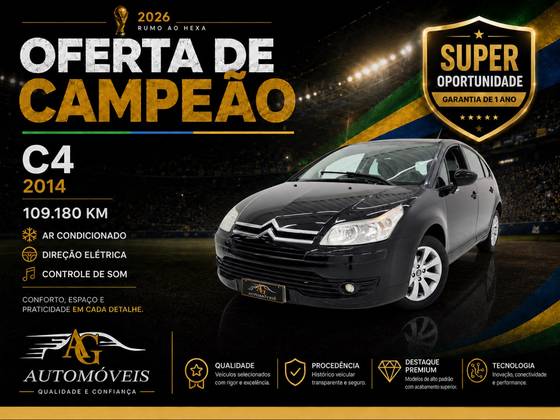 CITROËN C4 1.6 TENDANCE 16V FLEX 4P MANUAL